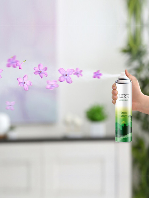LURE 3 Pieces of Air Freshener - Green Valley,Aqua Fresh & Floral Mist - 220ml Each - Image 2