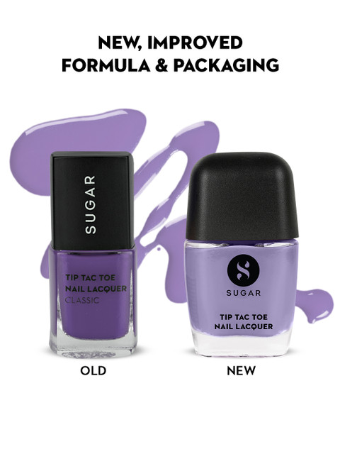 SUGAR Tip Tac Toe Long Lasting Glossy Nail Lacquer 9 ml - Purple Passion 04 - Image 3
