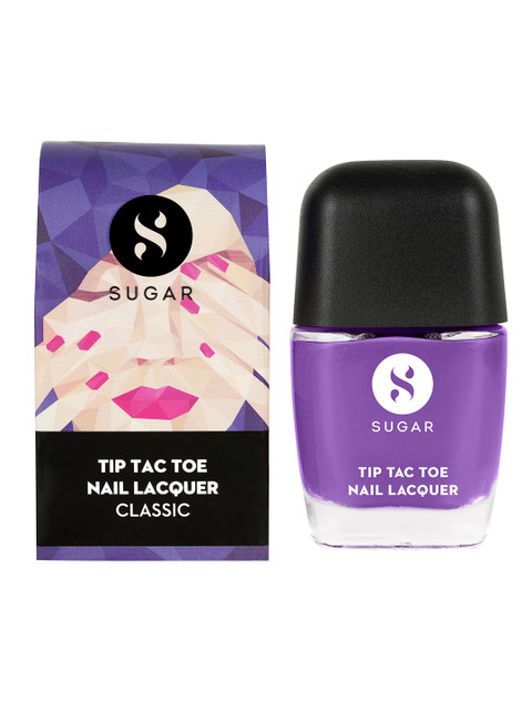SUGAR Tip Tac Toe Long Lasting Glossy Nail Lacquer 9 ml - Purple Passion 04 - Image 8