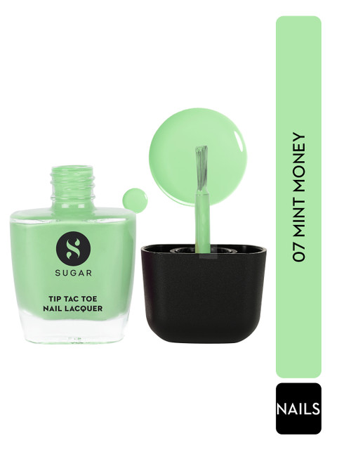 SUGAR Tip Tac Toe Long Lasting Glossy Nail Lacquer 9 ml - Mint Money 07