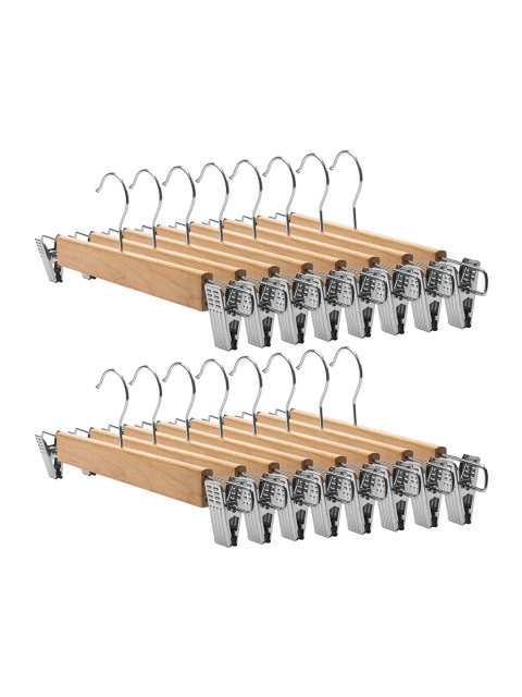 Kuber Industries Brown 16 Pieces Open Ended Hanger - Image 2
