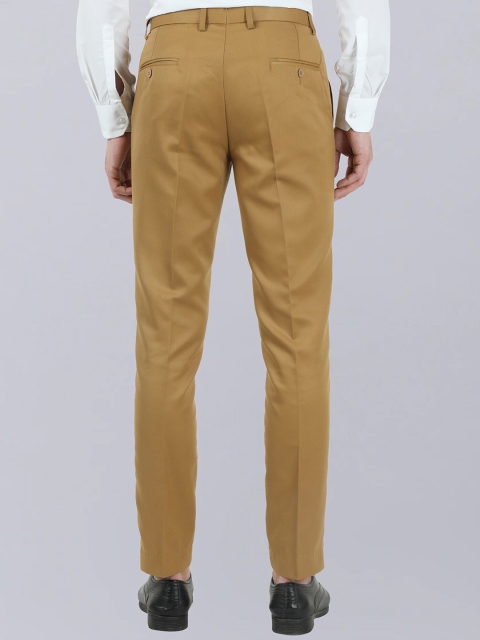 VEI SASTRE Men Mid-Rise plain Smart Slim Fit Formal Trousers - Image 3