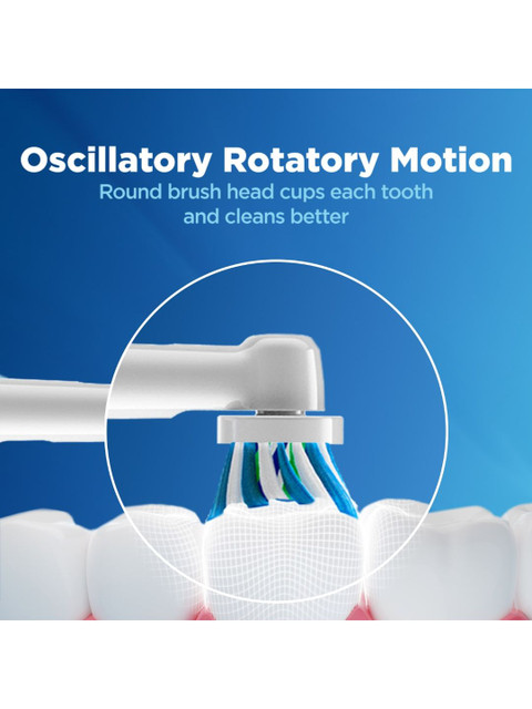 Oral - B Vitality 100 Cross Action Electric Rechargeable Toothbrush - Blue - Image 3
