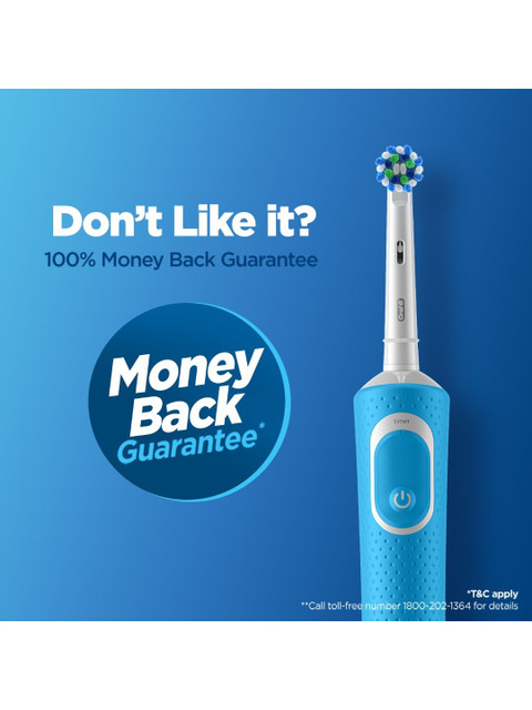 Oral - B Vitality 100 Cross Action Electric Rechargeable Toothbrush - Blue - Image 7