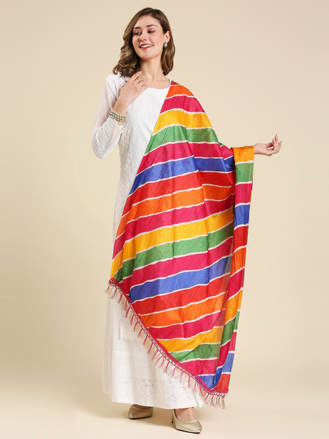 Dupatta Bazaar Printed Dupatta With Tasselled
