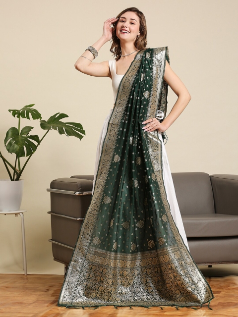 Dupatta Bazaar Woven Design Banarasi Dupatta - Image 5