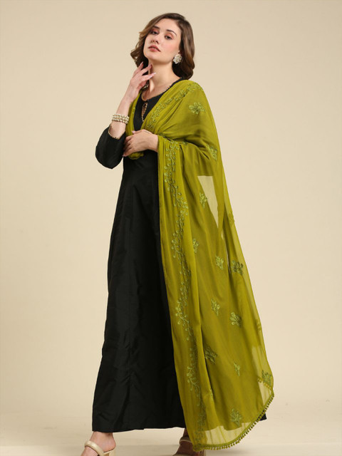 Dupatta Bazaar Embroidered Chiffon Dupatta - Image 3