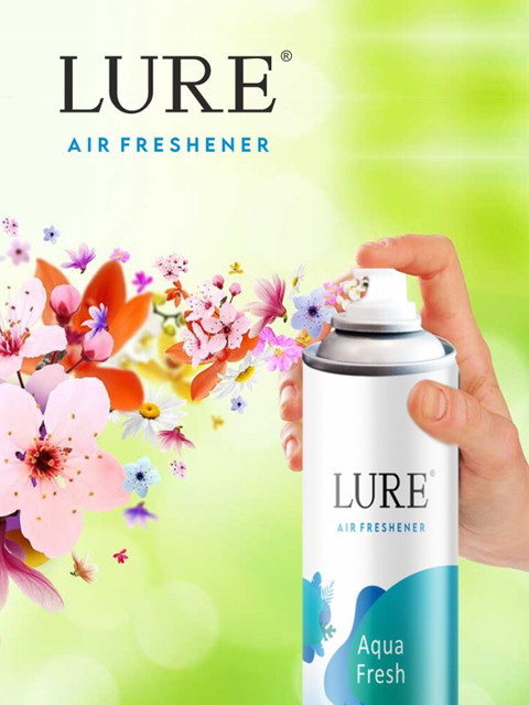 LURE 2 Pieces of Air Freshener - Aqua Fresh - 220ml Each - Image 3