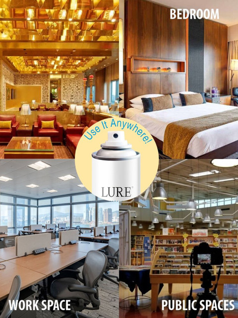 LURE 2 Pieces of Air Freshener - Aqua Fresh - 220ml Each - Image 2
