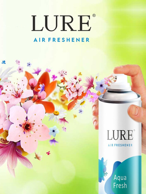 LURE 4 Pieces Aqua Fresh Air Freshener - 220ml Each - Image 2
