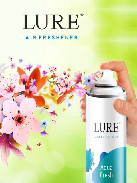 LURE 3 Pieces of Air Freshener - Aqua Fresh - 220ml Each - Image 2