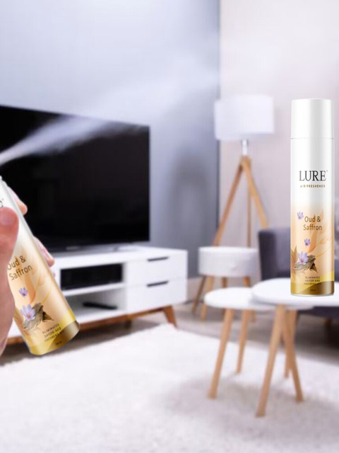 LURE 2 Pieces of Air Freshener - Oud & Saffron - 220ml Each - Image 2
