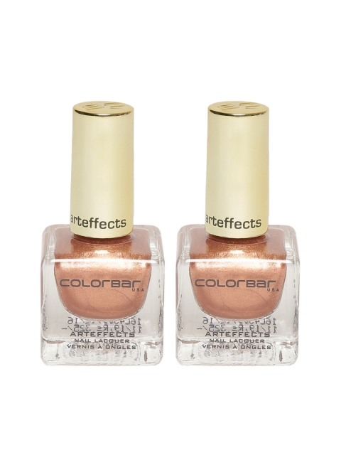 Colorbar Set of 2 Antique Gold Arteffects Luxe Nail Lacquer Image