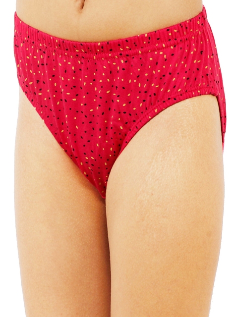 LADYLAND Women Pack Of 3 Assorted Printed Cotton Hipster Briefs - Image 5
