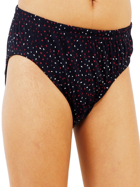 LADYLAND Women Pack Of 3 Assorted Printed Cotton Hipster Briefs - Image 2