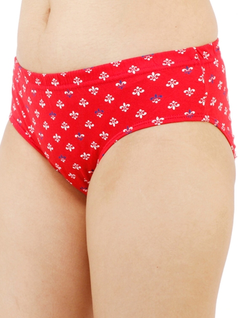 LADYLAND Women Pack Of 3 Assorted Floral Printed Cotton Hipster Briefs - Image 5