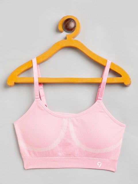 C9 AIRWEAR Girls Seamless Striped Full Coverage Lightly Padded Bra
