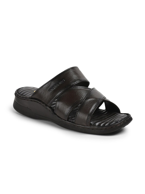 Liberty Men Textured Fabric Open Toe Comfort Sandals - Image 3