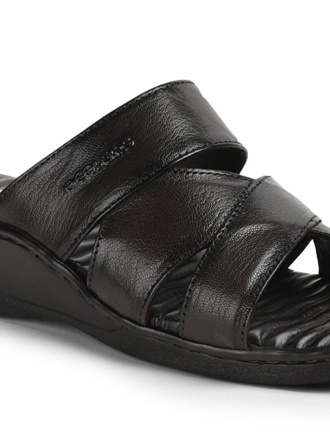 Liberty Men Textured Fabric Open Toe Comfort Sandals - Image 6