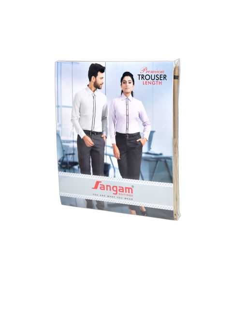 SANGAM Men Trousers Unstitched Clothing Fabric