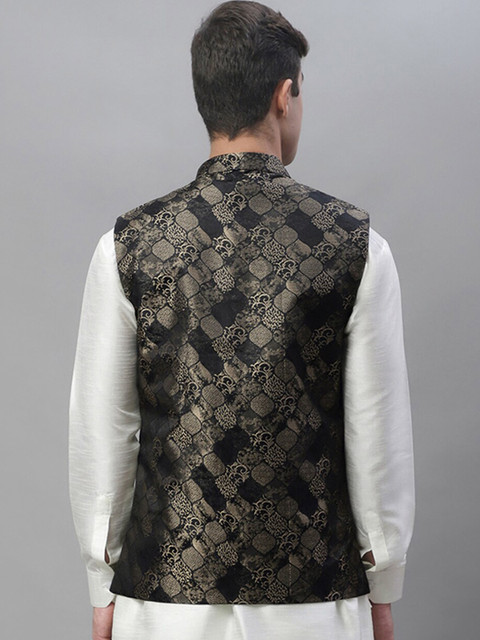 Anouk Men Woven Design Jackets - Image 5