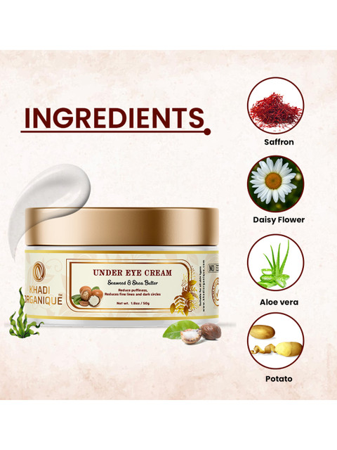 Khadi Organique Under Eye Cream 50g - Image 3