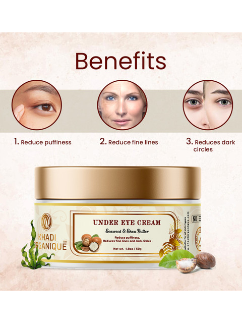 Khadi Organique Under Eye Cream 50g - Image 2