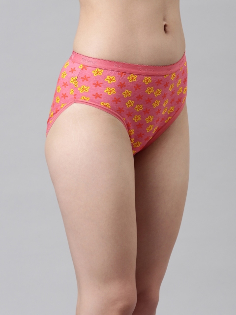 DIXCY SCOTT Slimz Women Pack Of 4 Assorted Cotton Hipster Briefs - Image 2