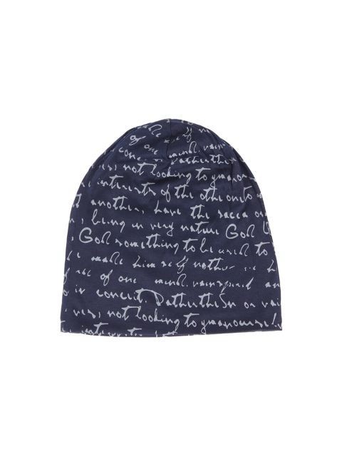 iSWEVEN Printed Cotton Slouchy Skull Hat Beanie Cap