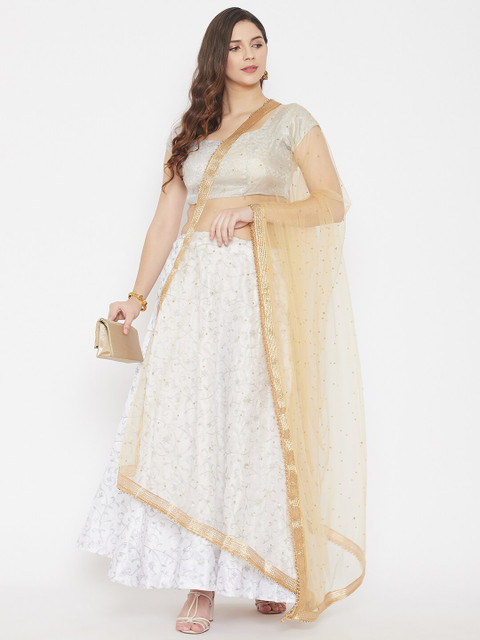 Clora Creation Ethnic Motifs Embroidered Dupatta with Sequinned - Image 5