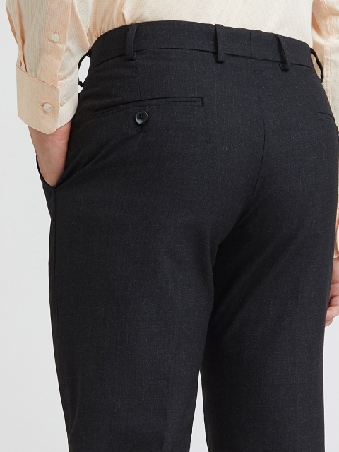 Park Avenue Men Smart Slim Fit Formal Trousers - Image 7