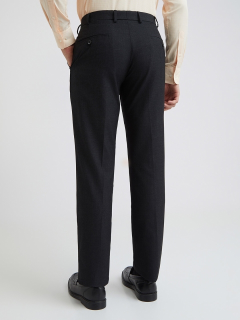 Park Avenue Men Smart Slim Fit Formal Trousers - Image 4