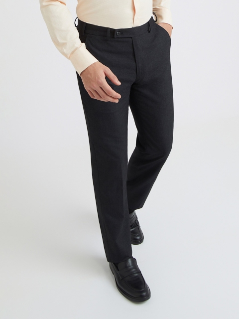 Park Avenue Men Smart Slim Fit Formal Trousers - Image 2