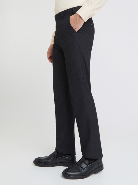 Park Avenue Men Smart Slim Fit Formal Trousers - Image 3
