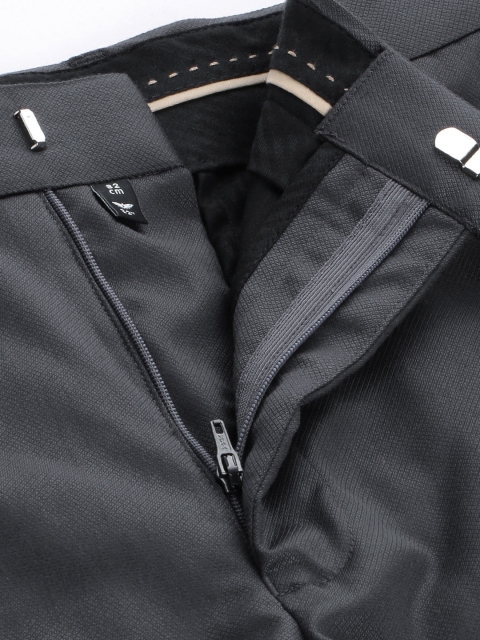 Park Avenue Men Smart Slim Fit Formal Trousers - Image 5