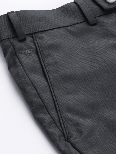 Park Avenue Men Smart Slim Fit Formal Trousers - Image 6