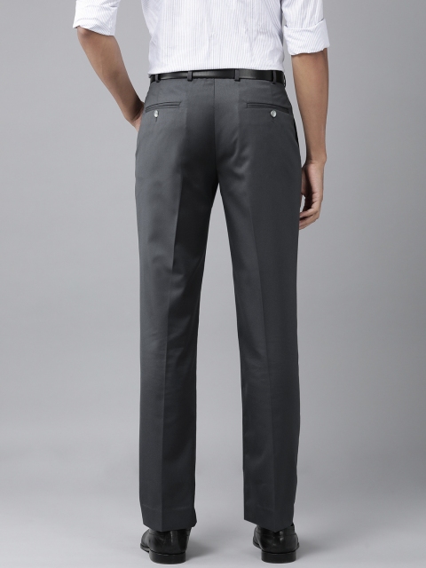 Park Avenue Men Smart Slim Fit Formal Trousers - Image 3