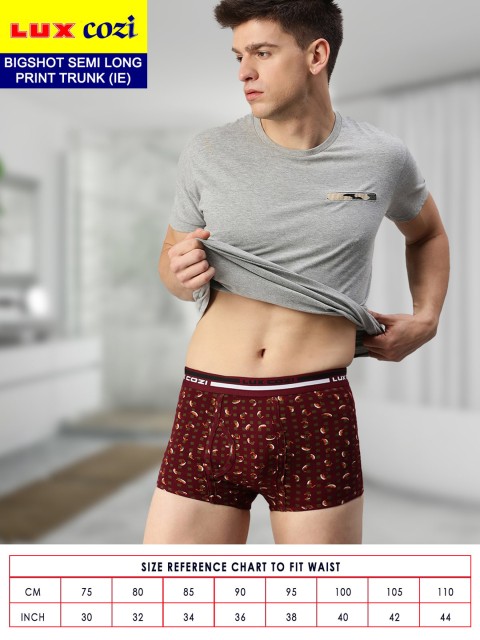 Lux Cozi Men Pack Of 2 Assorted Cotton Trunks - Image 7