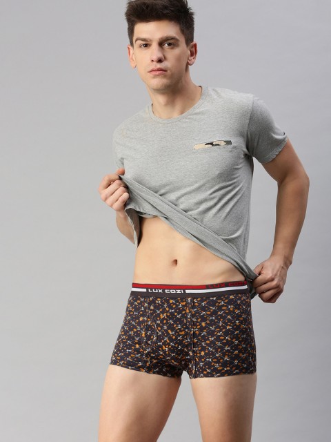 Lux Cozi Men Pack Of 2 Assorted Cotton Trunks - Image 4