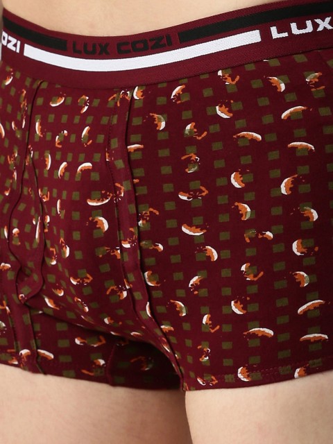 Lux Cozi Men Pack Of 2 Assorted Cotton Trunks - Image 5