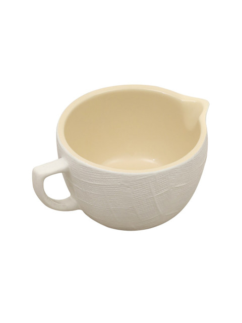 ellementry Butter-Up Beige Textured Ceramic Mixing Bowl-1.65 L - Image 4