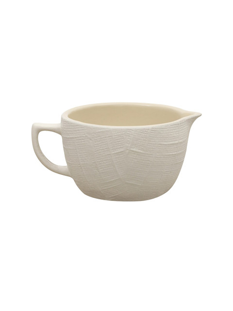 ellementry Butter-Up Beige Textured Ceramic Mixing Bowl-1.65 L - Image 2