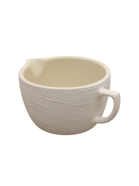 ellementry Butter-Up Beige Textured Ceramic Mixing Bowl-1.65 L - Image 3