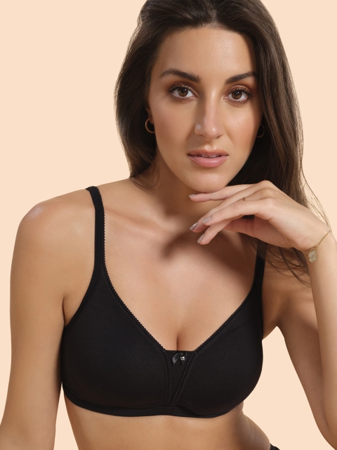 Enamor Non Padded Non Wired Full Coverage Seamless & Pinch-Free Cotton T-Shirt Bra - Image 5