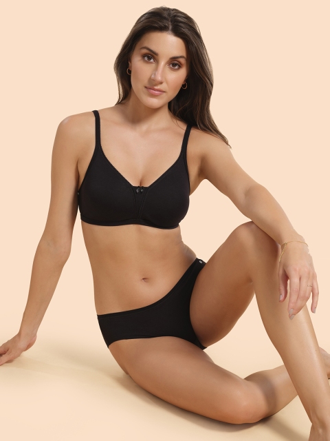 Enamor Non Padded Non Wired Full Coverage Seamless & Pinch-Free Cotton T-Shirt Bra - Image 4