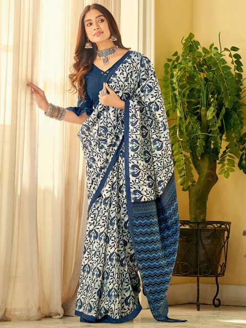 KALINI Ethnic Motifs Printed Saree
