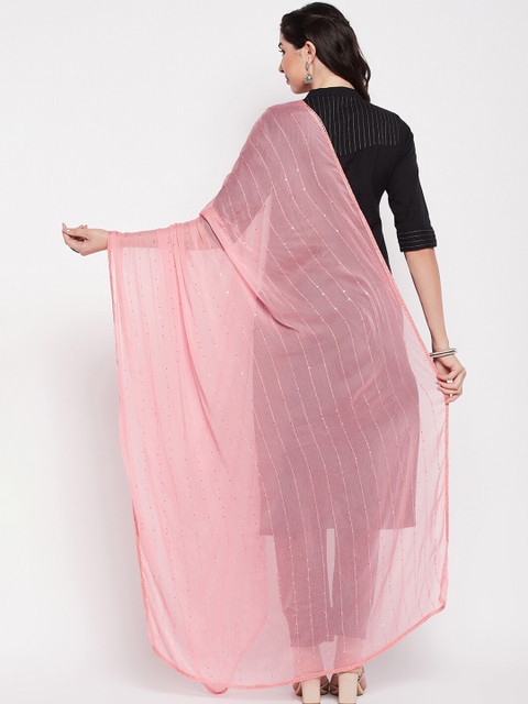Clora Creation Embroidered Dupatta with Sequinned - Image 4