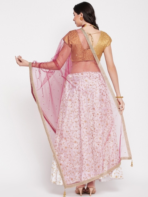 Clora Creation Net Dupatta with Sequinned - Image 4