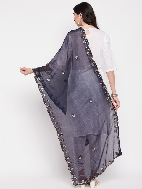 Clora Creation Ethnic Motifs Embroidered Dupatta with Gotta Patti - Image 4