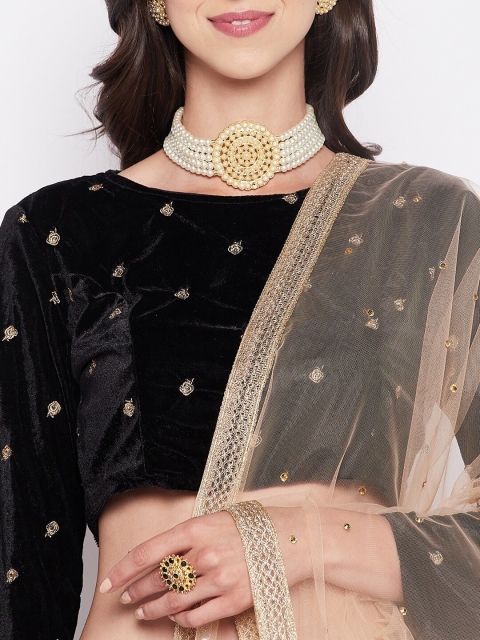 Clora Creation Embroidered Dupatta With Sequinned - Image 2